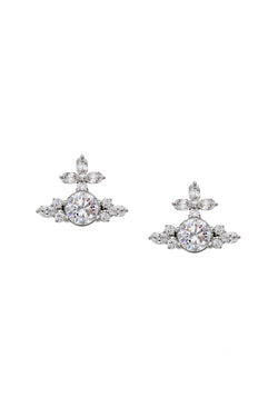 Vivienne Westwood Colette Earrings Platinum Plated