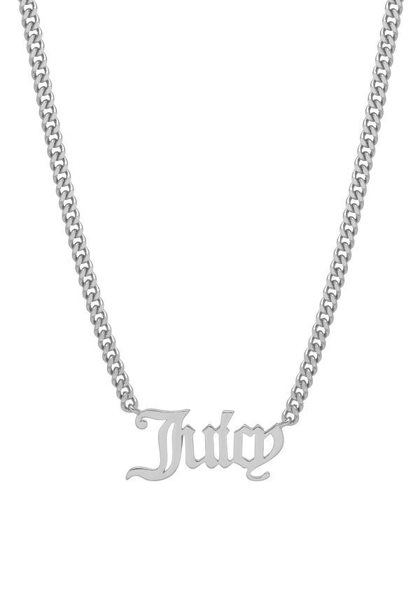Juicy Couture Hannah Necklace Silver Plated