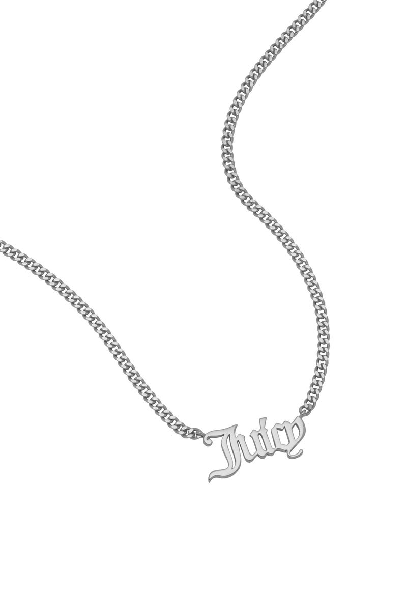 Juicy Couture Hannah Necklace Silver Plated