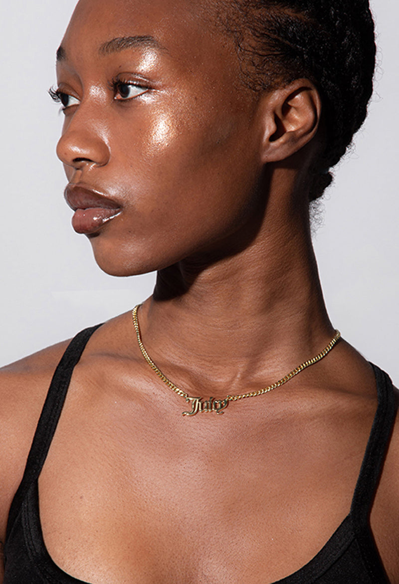 Juicy Couture Hannah Necklace Gold Plated