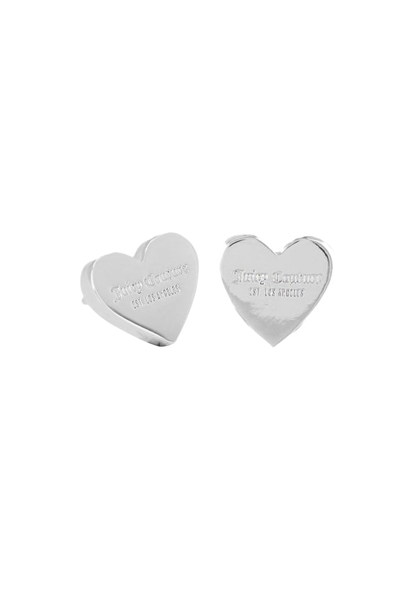Juicy Couture Peny Mini Stud Earrings Silver Plated
