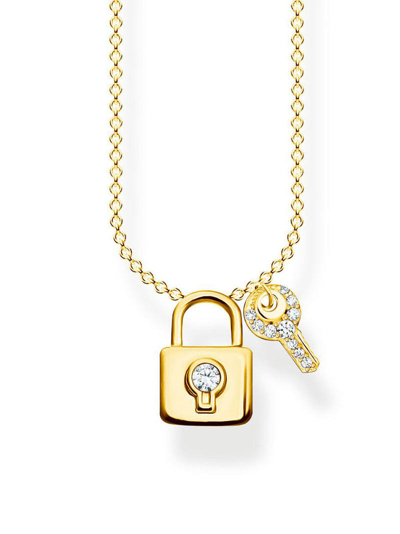 Thomas Sabo Necklace Key Gold