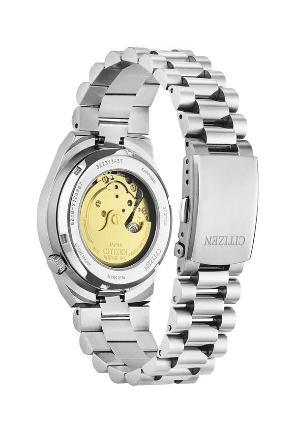 The Gents Citizen Tsuyosa Navy Blue Dial Automatic Bracelet Watch Stainless Steel, a navy blue stainless steel bracelet watch from Citizen, available at OD’s Jewellers in St Helens.