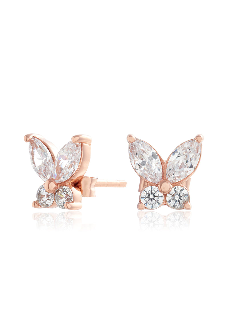 Olivia Burton Marquise Butterfly Stud Earrings *