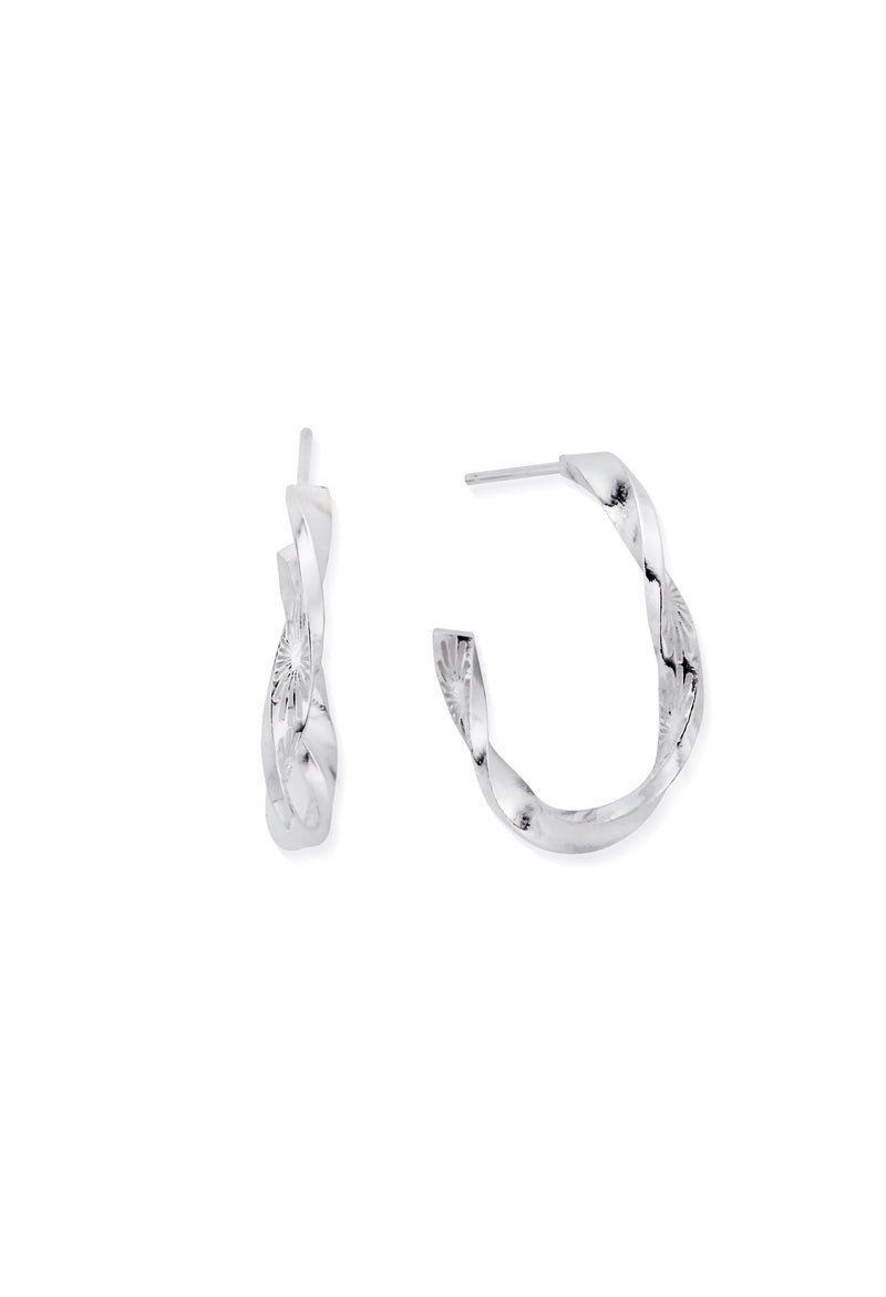 ChloBo Sun Twisted Hoop Earrings