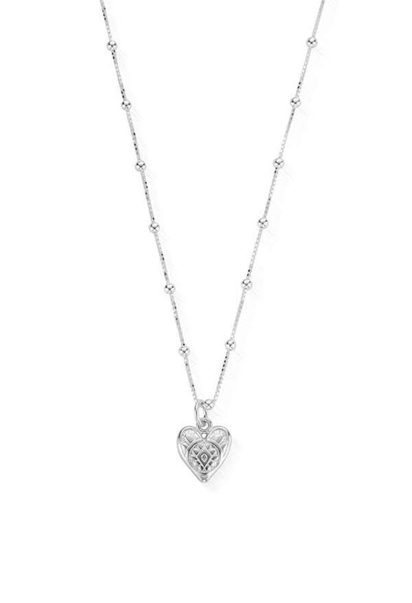 ChloBo Bobble Chain with Decorated Heart Necklace
