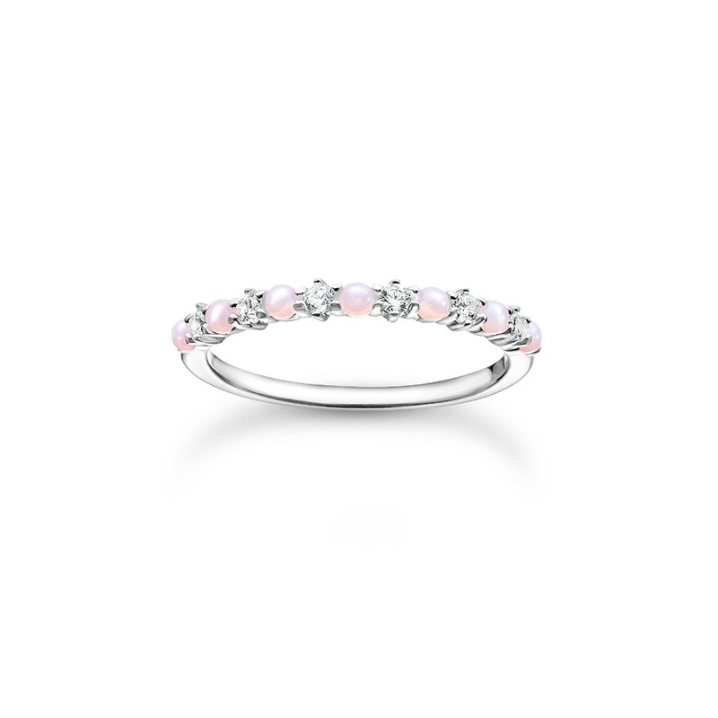 Thomas Sabo Pink Opal & CZ Ring